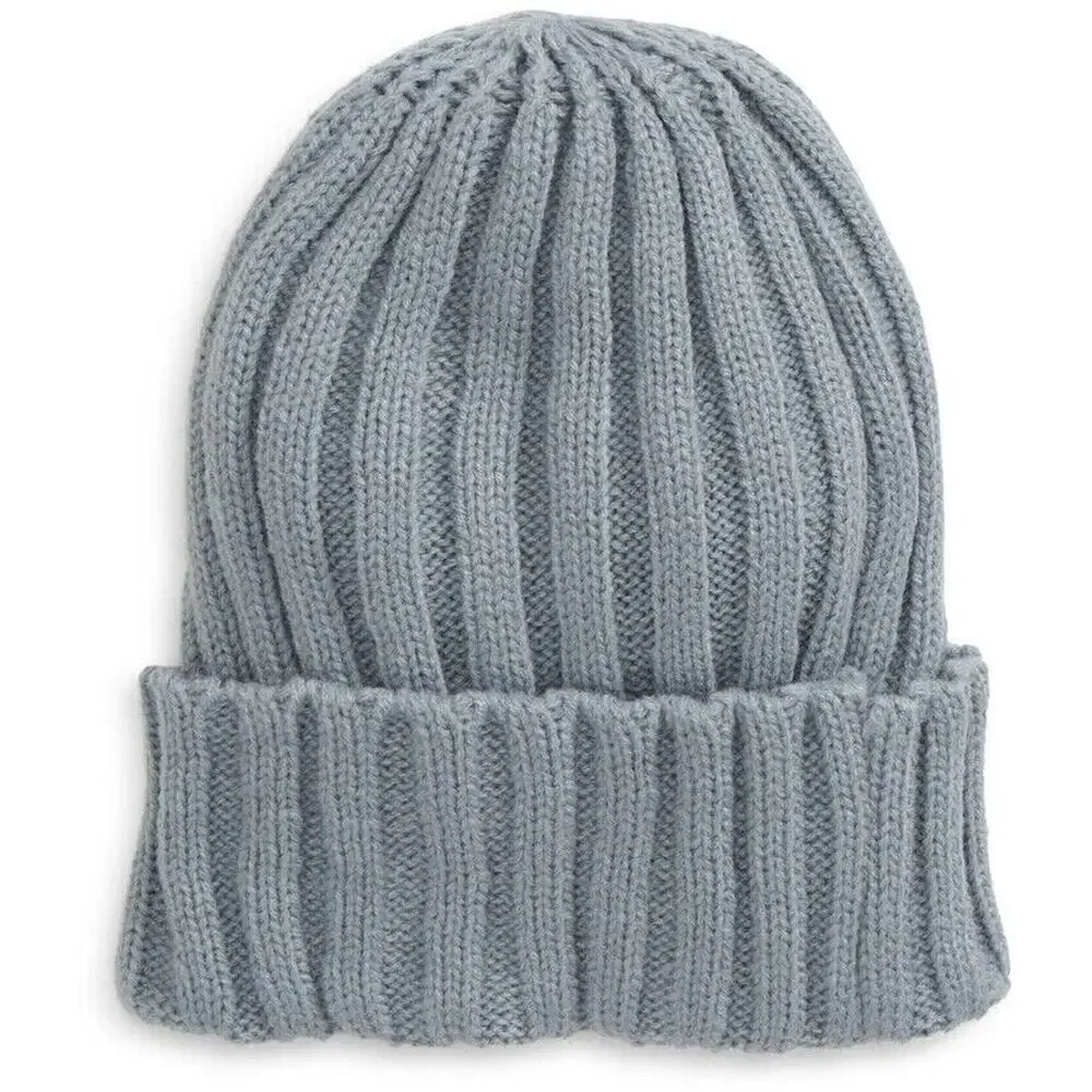 Rainbow Unicorn Birthday Surprise Women's Freya Ribbed Beanie In Grey‎